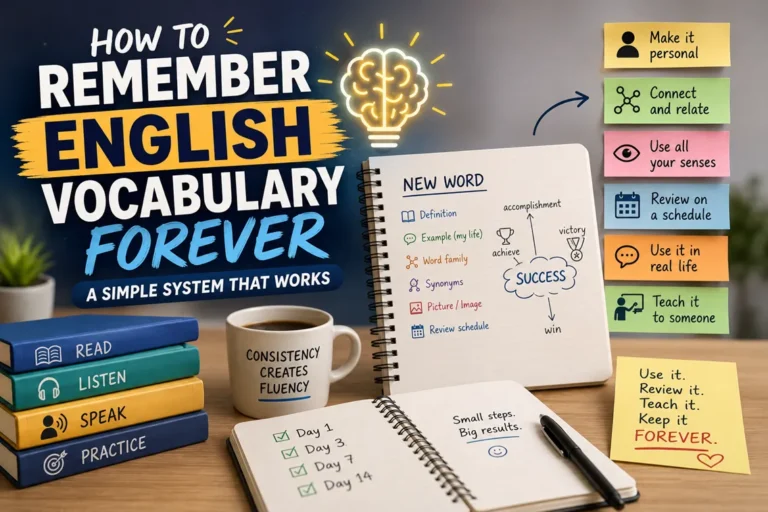 How to Remember English Vocabulary Permanently