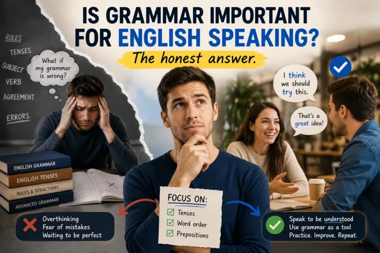 Is grammar important for English speaking?