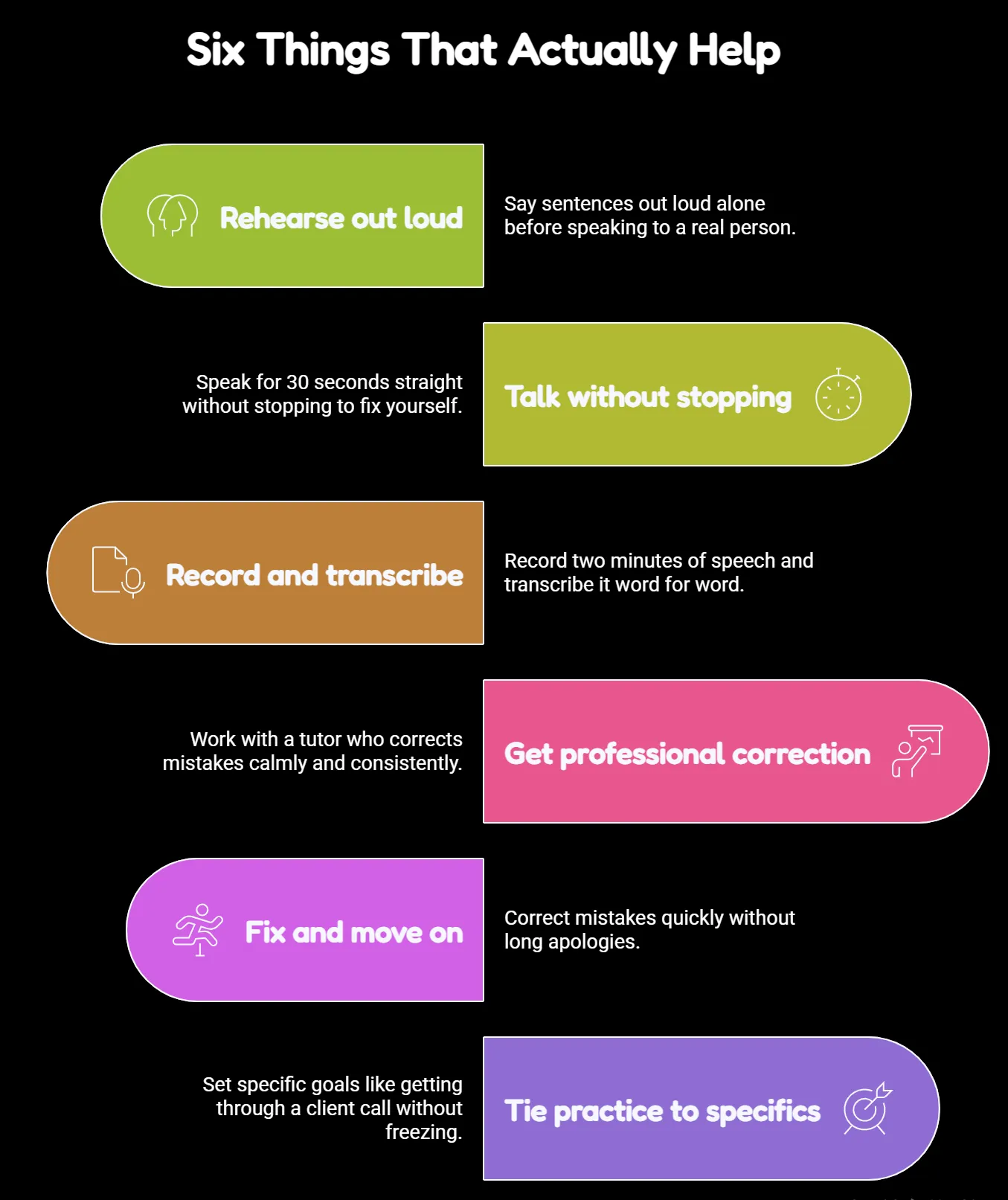 Six Things That Actually Help (Not Just “Practice More”)