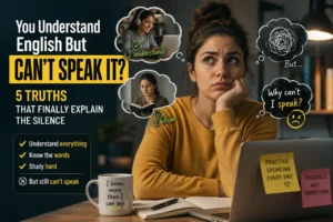 why you understand english but cant speak it