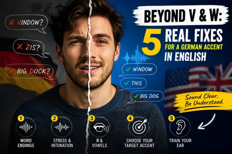 5 German Accent Clarity Fixes